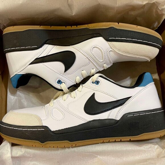 NEW Nike Men’s Full Force Low Top Sneakers Shoes HJ7262-100, Size 9 or 10 - Picture 3 of 16